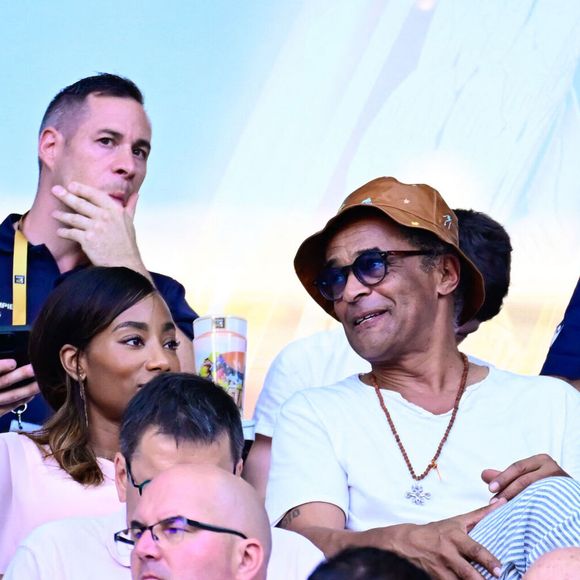 Il est aussi amateur de rugby et n'a pas été déçu avec la finale du Top 14 opposant le Stade Toulousain à l'Union Bordeaux-Begles (UBB)

Yannick Noah et sa compagne Malika lors de la finale du Top 14 de rugby français entre le Stade Toulousain (Toulouse) et l'Union Bordeaux-Begles (UBB) au Stade de France à Saint-Denis. Le 28 juin 2025. © Dante Badano/PsnewZ/Besti