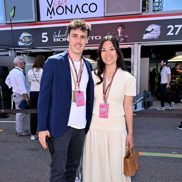 Louis Ducruet et sa femme Marie Chevallier dans les paddocks du Formula 1 Louis Vuitton Grand Prix de Monaco 2026, à Monte Carlo, Monaco, le 6 juin 2026. © Bruno Bebert/Bestimage