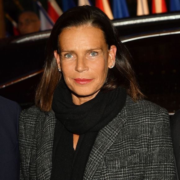 Exclusif - La princesse Stéphanie de Monaco durant le vernissage de l'exposition Le Cercle Enchanté, Collections du Docteur Alain Frère, au musée Masséna à Nice le 7 novembre 2019. © Bruno Bebert/PRM/Bestimage