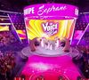 Les coachs Patrick Fiori, Santa, Soprano et M. Pokora, accompagnés de Nikos Aliagas et Karine Ferri, ont vu défiler des talents exceptionnels, dont Charlotte, Ninon et Myriam. 

The Voice Kids 2025 samedi 20 septembre 2025 © TF1
