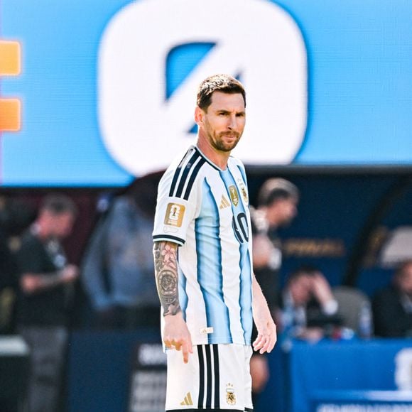 New York (États-Unis), le 19 juillet 2026. Lionel Messi lors de la finale de la Coupe du monde de la FIFA 2026 entre l'Argentine et l'Espagne.