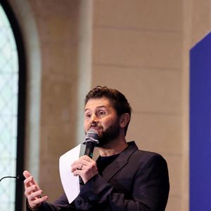 Christophe Beaugrand - G.Attal lance sa fondation "Faire Face", contre le harcèlement scolaire, au Philanthro-Lab à Paris, le 6 novembre 2024. © Dominique Jacovides / Bestimage