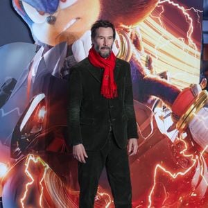 Keanu Reeves à Londres pour le film Sonic 3.