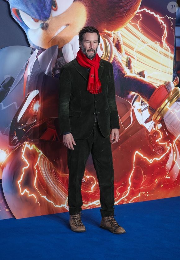 Keanu Reeves à Londres pour le film Sonic 3.