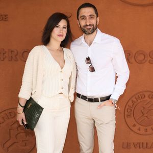 Jimmy Mohamed et sa femme Souailla au village lors des Internationaux de France de tennis de Roland Garros 2024, à Paris, France, le 26 mai 2024.
© Jacovides-Moreau/Bestimage
