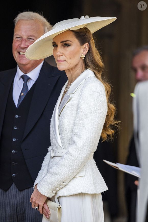 Kate Middleton à St George's Chapel, Windsor Castle Backgrid UK/ Bestimage