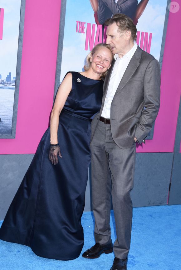 Ils se sont montrés très complices sur les tapis rouges en promotion

Pamela Anderson et Liam Neeson à la première américaine de Naked Gun au SVA Theater le 28 juillet 2025 à New York. NYC, USA. Photo by MM/ABACAPRESS.COM