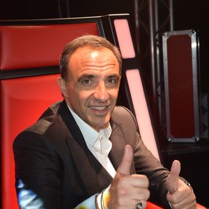 Nikos Aliagas lors d l’inauguration du tout nouvel espace dédié à l'émission de The Voice, la plus belle voix au musée Grévin à Paris, France, le 7 février 2017. © Veeren/Bestimage