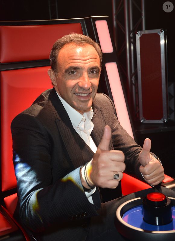 Nikos Aliagas lors d l’inauguration du tout nouvel espace dédié à l'émission de The Voice, la plus belle voix au musée Grévin à Paris, France, le 7 février 2017. © Veeren/Bestimage