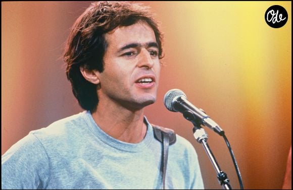 Archives de Jean-Jacques Goldman lors de l’émission "Champs-Élysées", à l’Olympia, en 1987. Photo : Frédéric Hervé / Bestimage.