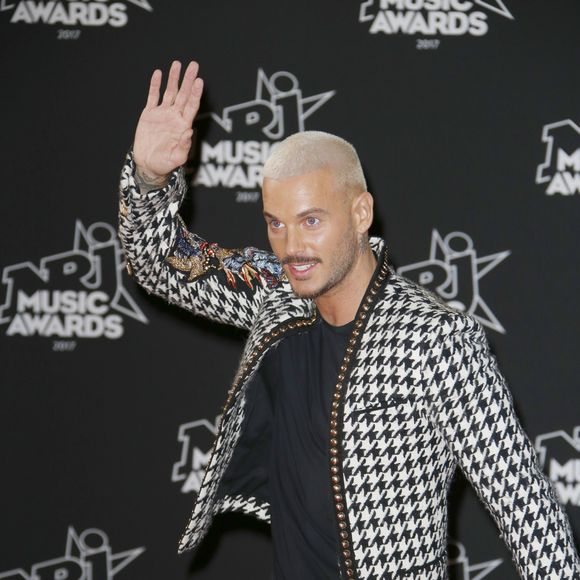 Le chanteur français M. Pokora (Matt Pokora) - 19ème édition des NRJ Music Awards à Cannes le 4 novembre 2017. © Christophe Aubert via Bestimage