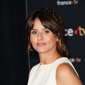 Faustine Bollaert au photocall pour la conférence de presse de rentrée de France TV à la Grande Halle de la Villette à Paris, France, le 11 juillet 2023. © Coadic Guirec/Bestimage