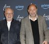 Le comédien sera à l'affiche de "Liars Club", le nouveau jeu de Prime Video, diffusé dès ce 14 mars 2025 aux côtés de son acolyte de toujours.
Olivier Baroux, Kad Merad - Avant-premiere du film "Liars Club" au Cinema l’Arlequin à Paris le 5 mars 2025. © Marc Ausset-Lacroix/Bestimage