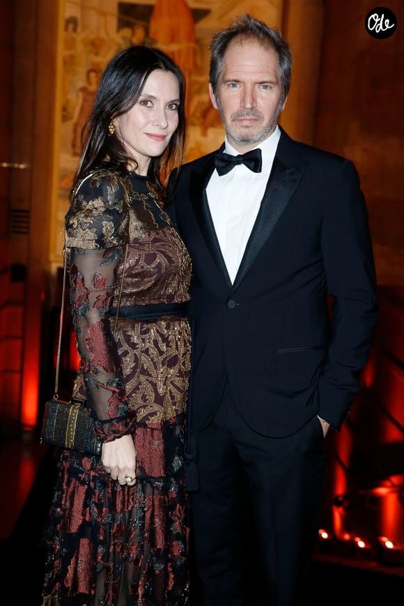 Exclusif - Géraldine Pailhas et son compagnon Christopher Thompson - Invités et familles - Vingt-troisième édition du Bal au Palais de Chaillot à Paris, le 28 novembre 2015. © Le Bal/Jacovides/Borde/Moreau/Bestimage