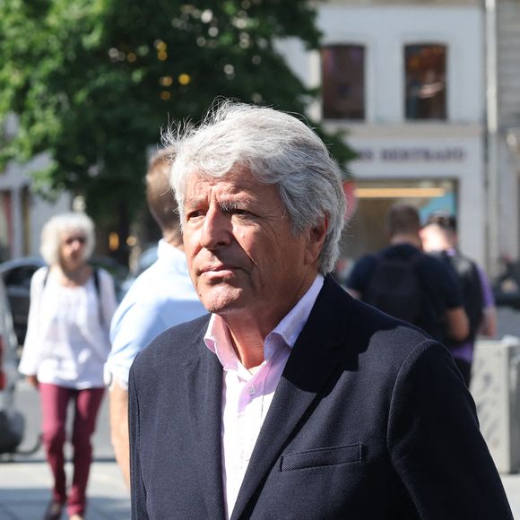 Alain Genestar - Arrivées aux obsèques de Philippe Labro en l'église de Saint-Germain-des-Prés à Paris le 13 juin 2025. © Dominique Jacovides - Christophe Clovis / Bestimage