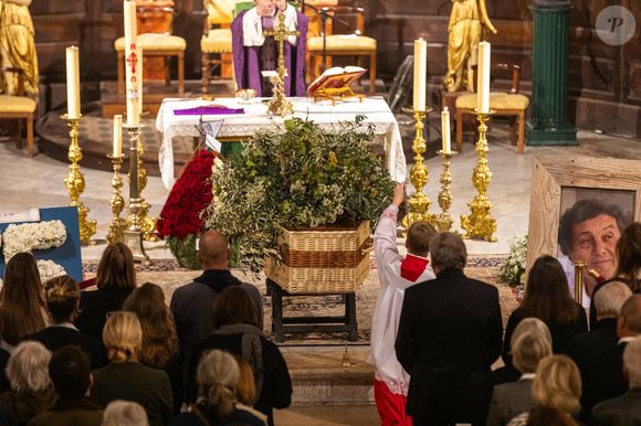 Exclusif - Obsèques de Patrice de Colmont, propriétaire du Club 55, en l'Eglise de Saint-Tropez, le 20 octobre 2025.
© Florian Escoffier / Nice Matin / Bestimage