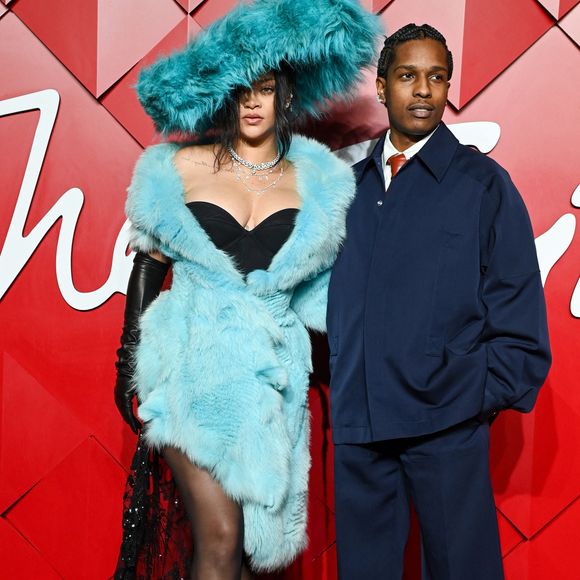 Rihanna et ASAP Rocky aux British Fashion Awards au Royal Albert Hall à Londres.

Photo : Agence / Bestimage
