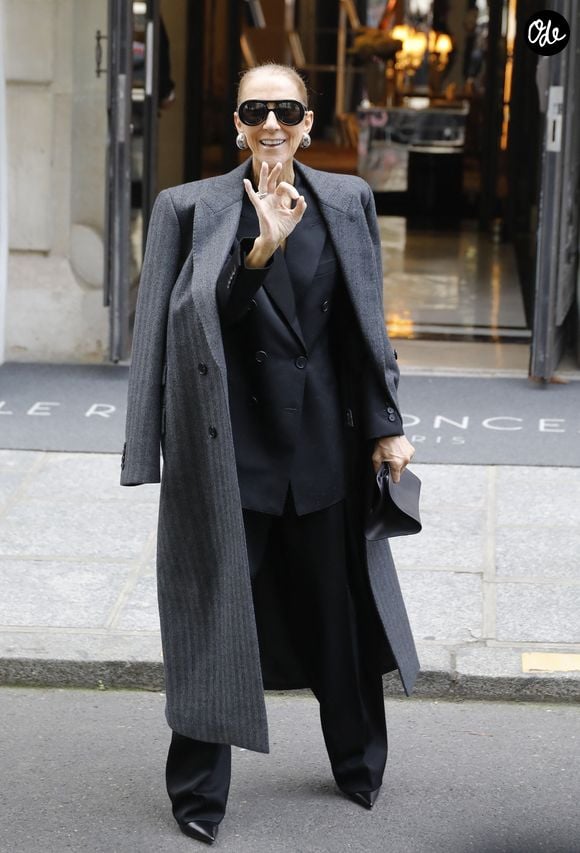 Céline Dion acclamée par ses fans à la sortie de l’hôtel Royal Monceau à Paris, avant de se rendre à la Plenitude Arena de Paris La Défense, pour sa deuxième date de concert, le 16 septembre 2026. © Marc Ausset-Lacroix/Bestimage