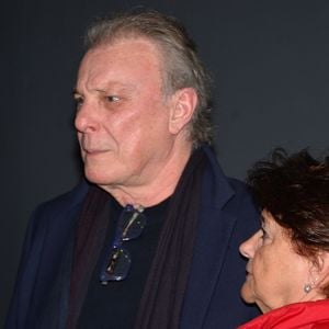 Herbert Léonard et sa femme Cléo (Chantal Rousselot) - Avant-première du film "Les dents, pipi et au lit" au cinéma UGC Ciné Cité Les Halles à Paris, France, le 27 mars 2018. © Veeren/Bestimage