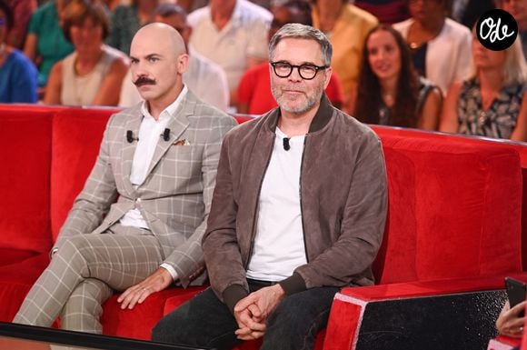 Exclusif - Viktor Vincent et Guillaume de Tonquedec- Enregistrement de l'émission Vivement Dimanche au studio Rive gauche, presentée par M. Drucker à Paris le 9 septembre 2026, Diffusion sur France 3 le 13 septembre 2026
©Guillaume Gaffiot/Bestimage