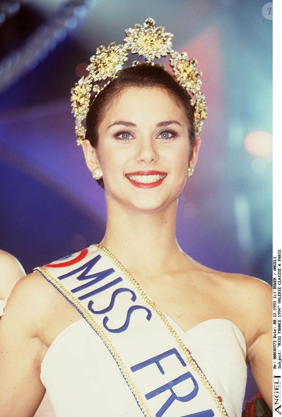 Valérie Claisse Miss France 1994. BOWEN / BESTIMAGE