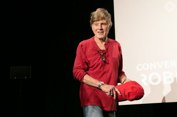 Robert Redford prend part à la conférence  "Conversation with" lors de la 18ème édition du Festival international du film de Marrakech le 7 décembre 2019.

© Romuald Meigneux / Bestimage