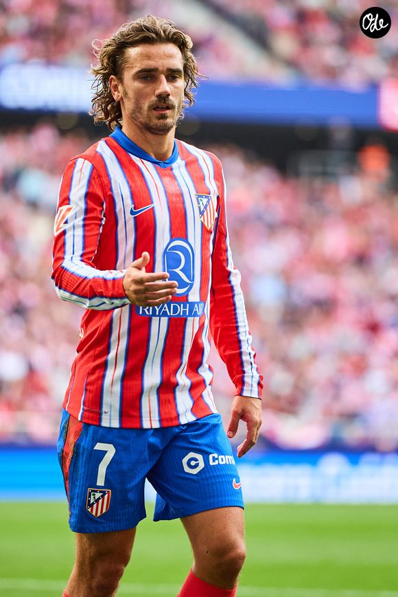 Antoine Griezmann, de l'Atlético de Madrid, lors du match de LaLiga EA Sports opposant l'Atlético de Madrid au CD Leganes au stade Riyadh Air Metropolitano, le 20 octobre 2024 à Madrid, en Espagne. (Photo : LGM / Panoramic)