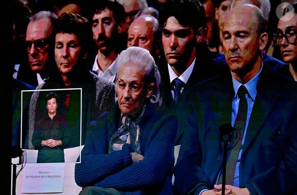 Élisabeth Badinter lors de la cérémonie de panthéonisation de Robert Badinter , ancien ministre de la Justice et président du Conseil constitutionnel , à Paris le 9 octobre 2025, date anniversaire de la promulgation de la loi portant abolition de la peine de mort
© Christian Liewig / Bestimage