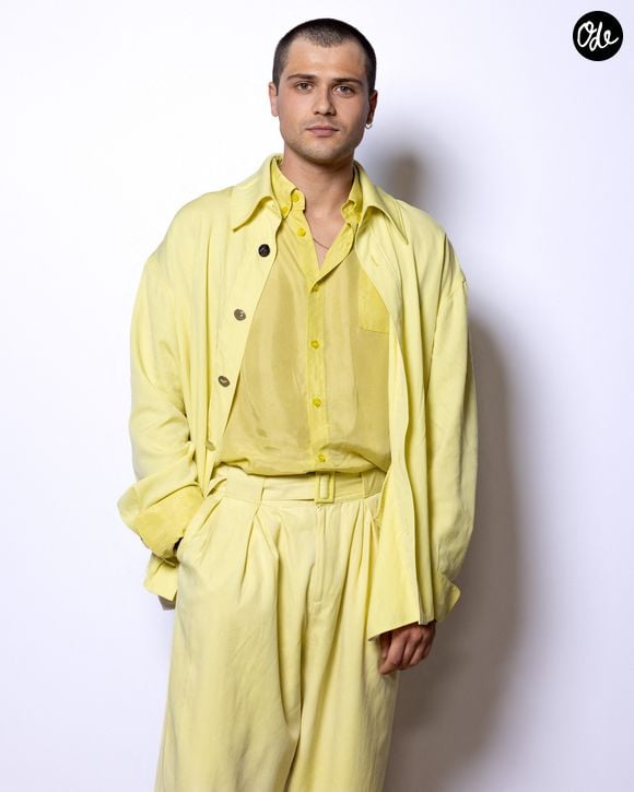 Exclusif -  Baptiste Masseline - Photocall du défilé LGN - Louis Gabriel Nouchi lors de la Paris Fashion Week - Mode Homme printemps/été 2025, Paris, France, 19 Juin 2024. © Jeremy Melloul / LGN Louis Gabriel Nouchi / Bestimage