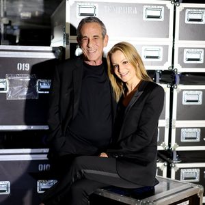 Exclusif - Thierry Ardisson et sa femme Audrey Crespo-Mara - Vernissage de l'exposition "Johnny Hallyday, l'exposition" au Palais des Expositions à Paris. Le 21 décembre 2023
© Dominique Jacovides / Bestimage