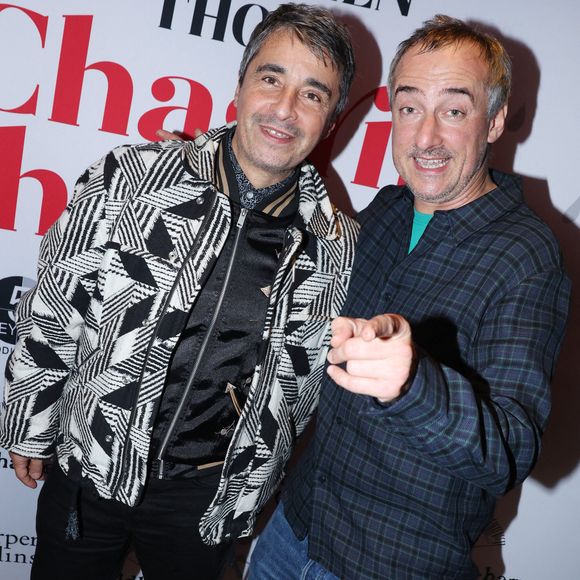 Ariel Wizman et Sebastien Thoen assistent au lancement du livre 'Chagrin d'Humour' de Sebastien Thoen au Buddha Bar à Paris, France, le 14 novembre 2022. Photo by Jerome Domine/ABACAPRESS.COM