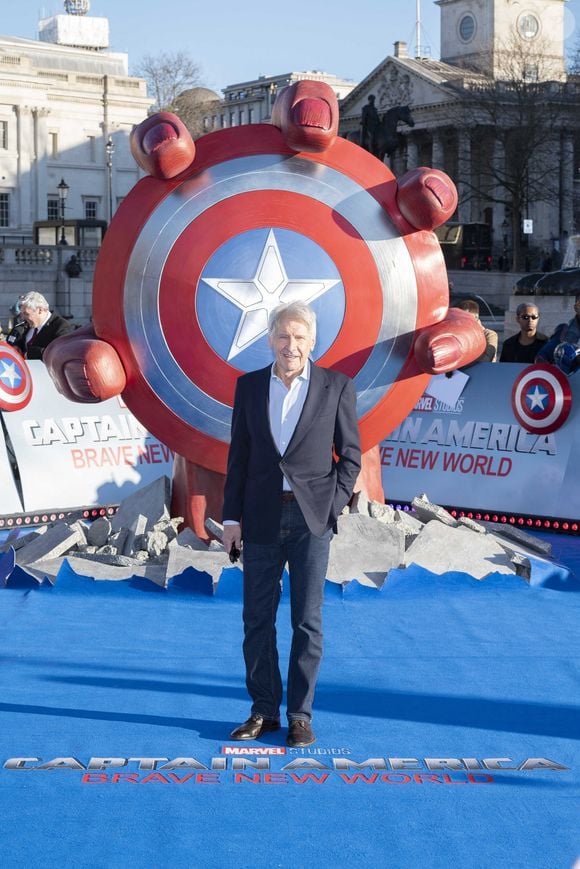 Harrison Ford assiste au photocall de Captain America : Brave New World à Trafalgar Square, Londres, Angleterre, Royaume-Uni, le 30 janvier 2025. 
The Times/News Licensing/ABACA