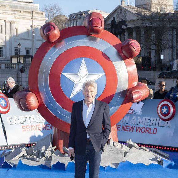 Harrison Ford assiste au photocall de Captain America : Brave New World à Trafalgar Square, Londres, Angleterre, Royaume-Uni, le 30 janvier 2025. 
The Times/News Licensing/ABACA