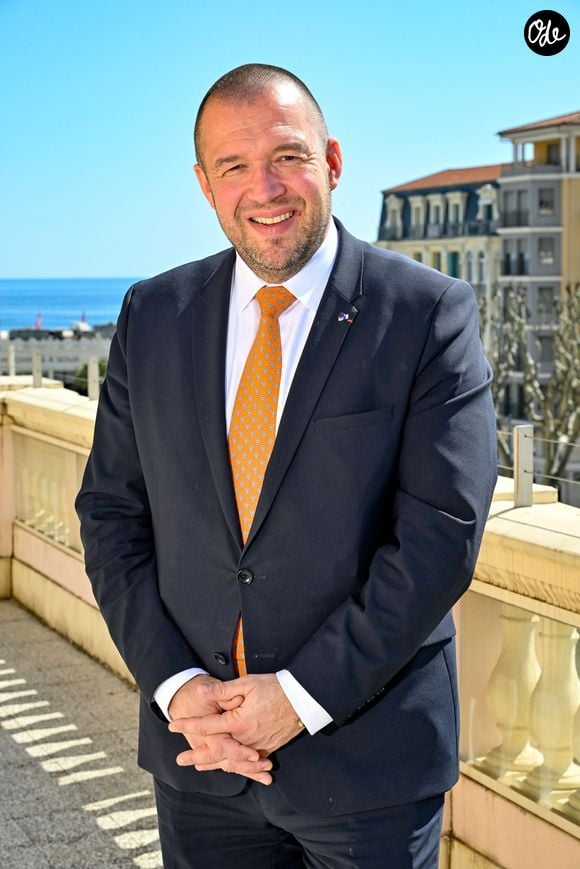 Guillaume Gomez, l'ambassadeur pour la gastronomie française et ancien chef de l’Élysée, lors de la 2eme édition du Salon International de l’Agrume, au Palais de l'Europe, à Menton le 5 avril 2025. © Bruno Bebert/Bestimage