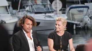 Anne-Elisabeth Lemoine et Bertrand Chameroy ensemble à la soirée d'ouverture du Festival de Cannes, des images dévoilées