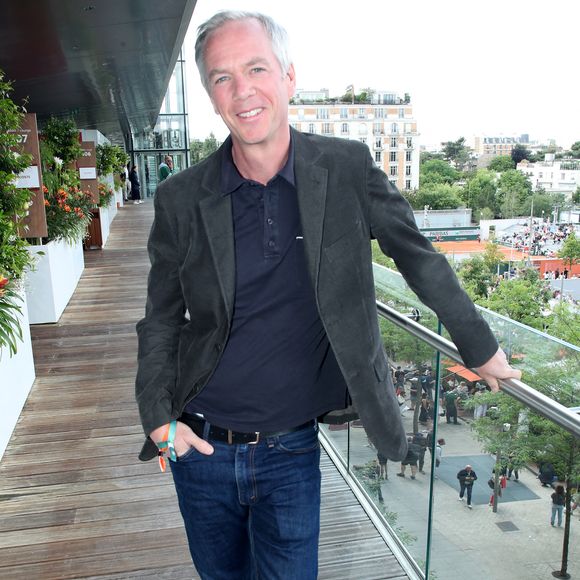 Exclusif - Julien Arnaud au déjeuner dans la loge de France Télévision lors des internationaux de France de Tennis de Roland Garros 2025 (Jour 9), à Paris, France, le 2 Juin 2025. © Bertrand Rindoff/Bestimage
