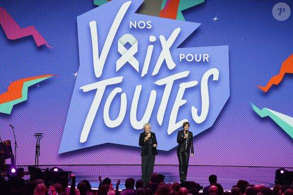 La Fondation des femmes a organisé la deuxième édition de son concert Nos voix pour toutes.

Exclusif - Muriel Robin, Anne Le Nen lors de l'enregistrement de l'émission "Nos voix pour toutes" au profit de la Fondation des femmes à l’Adidas Arena diffusée sur TMC le 25 novembre 2025, à Paris, France, le 19 novembre 2025. © Guirec-Moreau/Bestimage