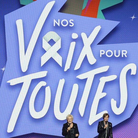La Fondation des femmes a organisé la deuxième édition de son concert Nos voix pour toutes.

Exclusif - Muriel Robin, Anne Le Nen lors de l'enregistrement de l'émission "Nos voix pour toutes" au profit de la Fondation des femmes à l’Adidas Arena diffusée sur TMC le 25 novembre 2025, à Paris, France, le 19 novembre 2025. © Guirec-Moreau/Bestimage