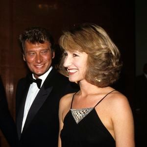 Archives En France, à Cannes, Nathalie BAYE et son mari Johnny HALLYDAY lors du FESTIVAL INTERNATIONAL DU FILM DE CANNES. Mai 1984 © Michel Croizard via Bestimage