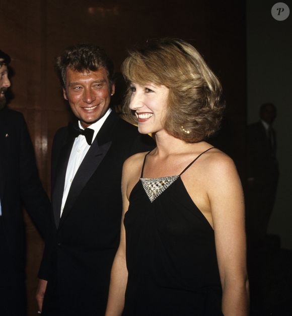 Archives En France, à Cannes, Nathalie BAYE et son mari Johnny HALLYDAY lors du FESTIVAL INTERNATIONAL DU FILM DE CANNES. Mai 1984 © Michel Croizard via Bestimage