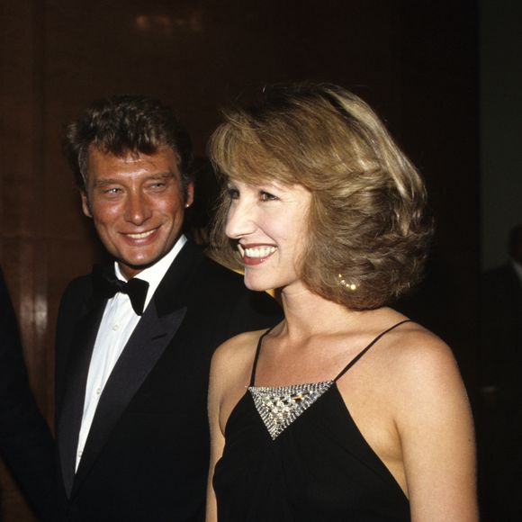 Archives En France, à Cannes, Nathalie BAYE et son mari Johnny HALLYDAY lors du FESTIVAL INTERNATIONAL DU FILM DE CANNES. Mai 1984 © Michel Croizard via Bestimage