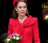 Mais elle en sera bien cette année puisqu'il a été annoncé qu'elle rejoindra lundi 17 mars les Irish Guards pour leur défilé annuel de la Saint-Patrick.
Catherine (Kate) Middleton, princesse de Galles - La famille royale d'Angleterre célèbre le 76ème Commonwealth Day à l'abbaye de Westminster à Londres le 10 mars 2025. ©Backgrid UK/ Bestimage