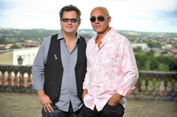 William Picard et Sacha Goeller du groupe Début de soirée - Photocall du film "Star 80" - 5ème festival du film francophone d'Angoulême © Guillaume Gaffiot /Bestimage