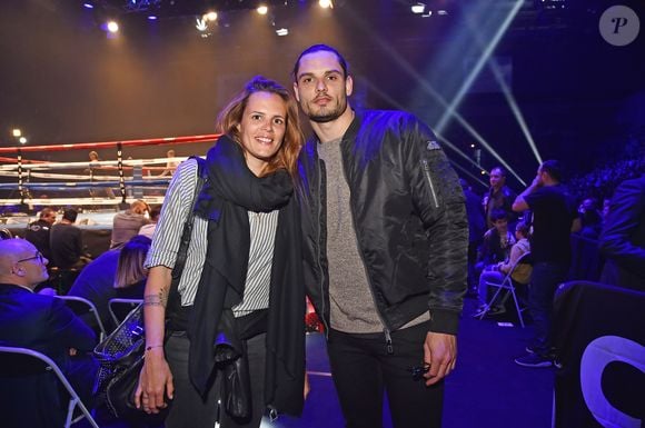 Laure Manaudou et son frère Florent Manaudou lors du gala de boxe organisé par Univent Production au Palais des Sports de Marseille le 24 mars 2018. © Bruno Bebert/Bestimage