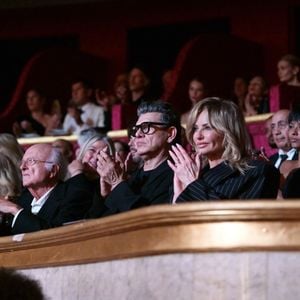 Exclusif - Catherine Deneuve, Vladimir Cosma, Marc Lavoine et sa compagne Adriana Karembeu au "concerto pour la paix" de Omar Harfouch au théâtre des Champs-Elysées à Paris le 18 septembre 2024.

© Rachid Bellak / Bestimage