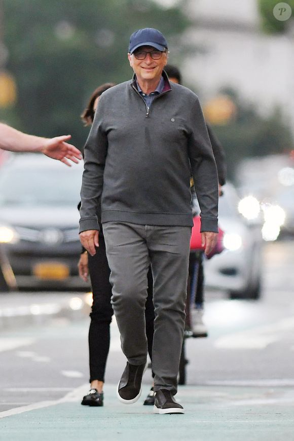 Exclusif - Bill Gates amène sa petite amie Paula Hurd pour rencontrer sa famille au restaurant Boucherie de West Village, à New York. La fille de Bill, Jennifer Gates, et son mari Nayel Nassar ont été vus avec leur fils Rory Gates et leur sœur Phoebe Gates. The ImageDirect / Bestimage