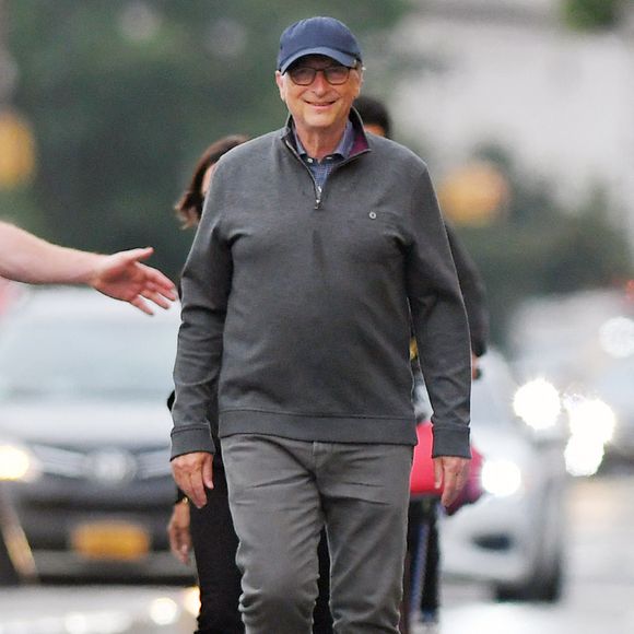 Exclusif - Bill Gates amène sa petite amie Paula Hurd pour rencontrer sa famille au restaurant Boucherie de West Village, à New York. La fille de Bill, Jennifer Gates, et son mari Nayel Nassar ont été vus avec leur fils Rory Gates et leur sœur Phoebe Gates. The ImageDirect / Bestimage
