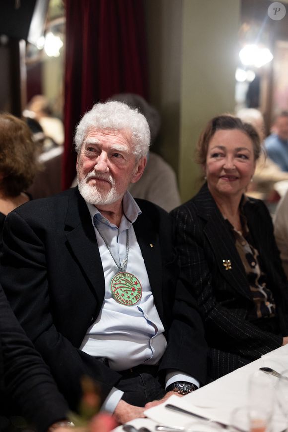 Patrick Préjean, Catherine Frot lors de la cérémonie d'intronisation de A.Dussollier et C.Frot à l'académie Alphonse Allais au cabaret La Crémaillère 1900 à Paris le 26 janvier 2026

© Tiphaine Praud-Lebely / Bestimage
