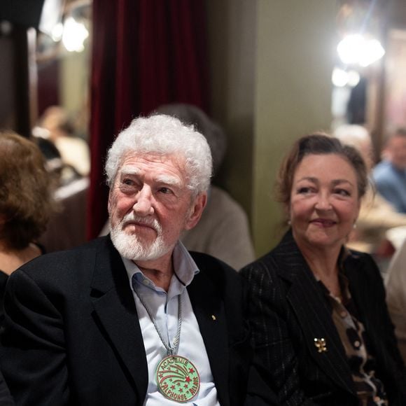 Patrick Préjean, Catherine Frot lors de la cérémonie d'intronisation de A.Dussollier et C.Frot à l'académie Alphonse Allais au cabaret La Crémaillère 1900 à Paris le 26 janvier 2026

© Tiphaine Praud-Lebely / Bestimage