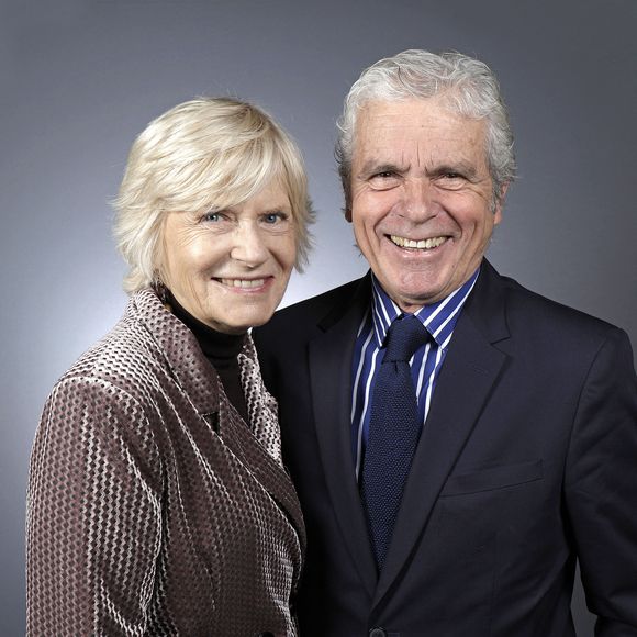 Portrait de Catherine Ceylac et son compagnon Claude Serillon le 16 décembre 2022. © Cédric Perrin / Bestimage